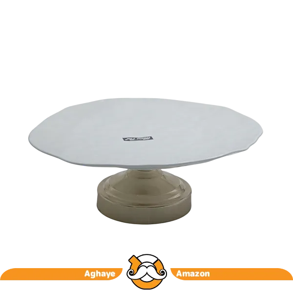 شیرینی خوری پایه برنز طلایی نسترن 0.1 کد B82