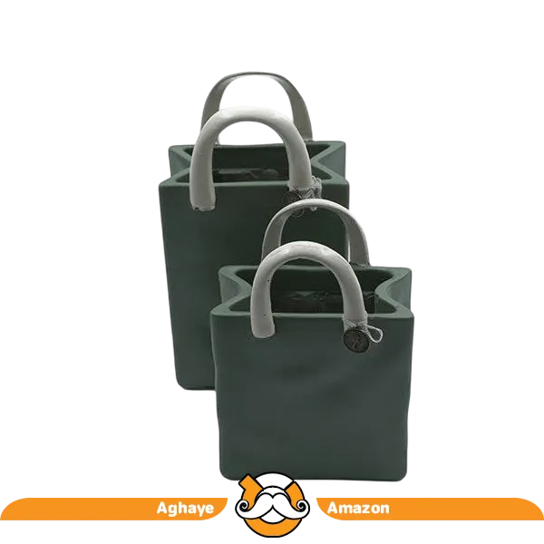 مجسمه کیف جفت رنگی (دو عددی)