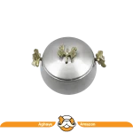 قندان درب دار پیوتر طرح پروانه کد P5082